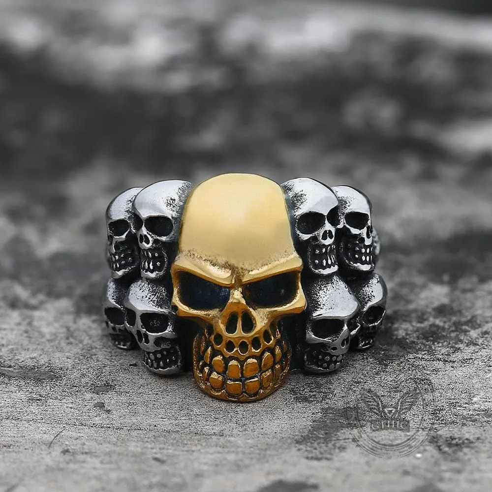 Phantom Stainless Steel Skull Ring sold by GTHIC