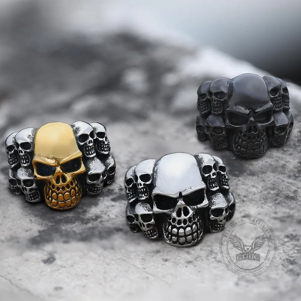 Phantom Stainless Steel Skull Ring sold by GTHIC product image thumbnail 4