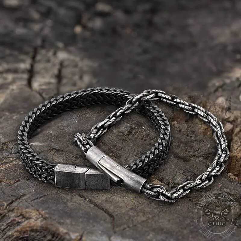 Stylish Chain Stainless Steel Bracelet sold by GTHIC