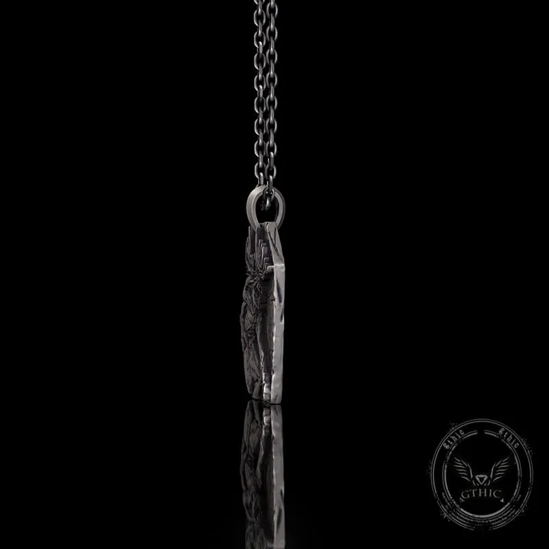 Vintage Wendigo Skull Sterling Silver Pendant sold by GTHIC product image thumbnail 4