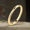 2mm Minimalism Titanium Band Ring sold by GTHIC