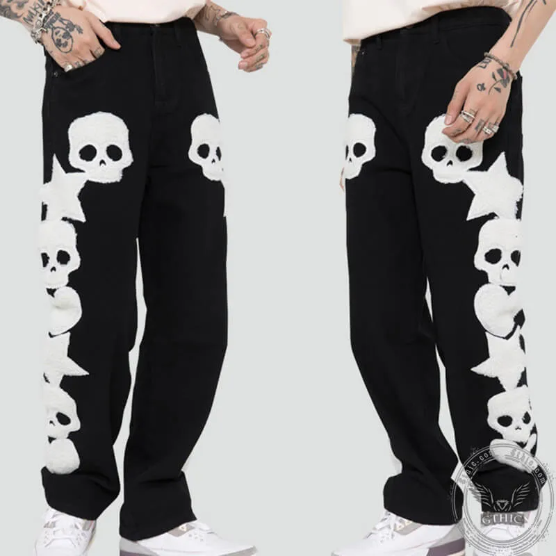 Street Trend Cotton Skull Pants sold by GTHIC product image thumbnail 2