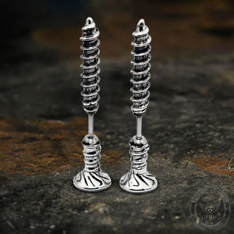 Screw Stainless Steel Stud Earrings sold by GTHIC product image thumbnail 2