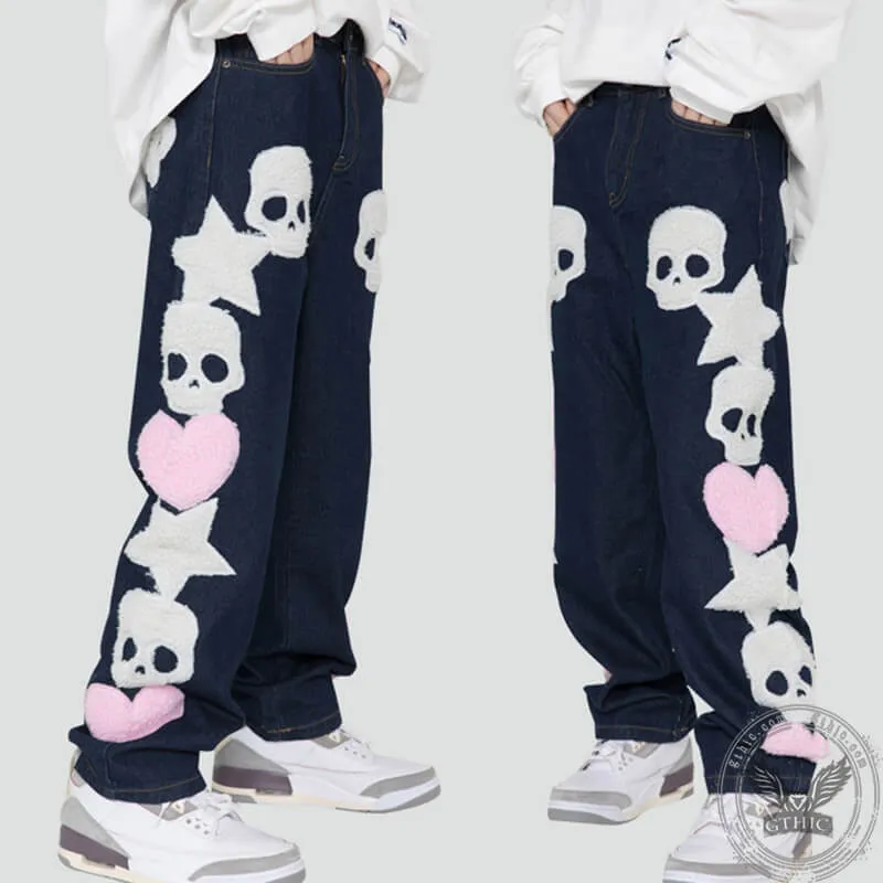 Street Trend Cotton Skull Pants sold by GTHIC product image thumbnail 3