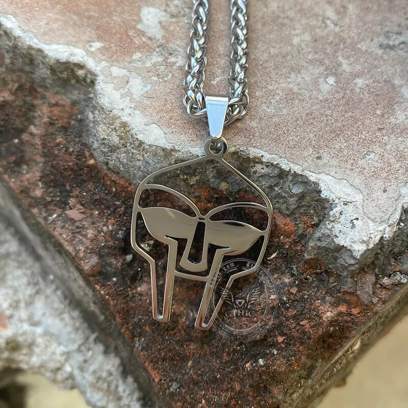 Silver Color MF DOOM Mask Stainless Steel Pendant sold by GTHIC product image thumbnail 2