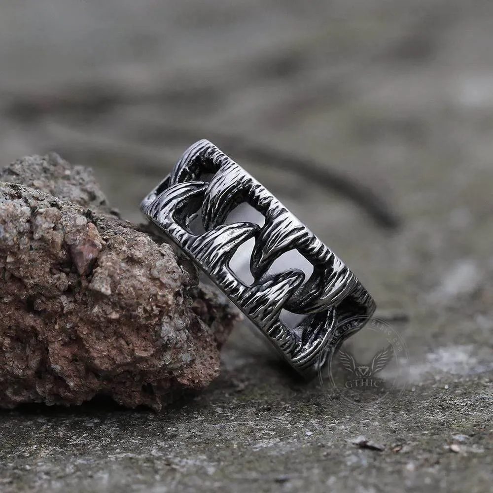 Monster Teeth Stainless Steel Beast Ring sold by GTHIC