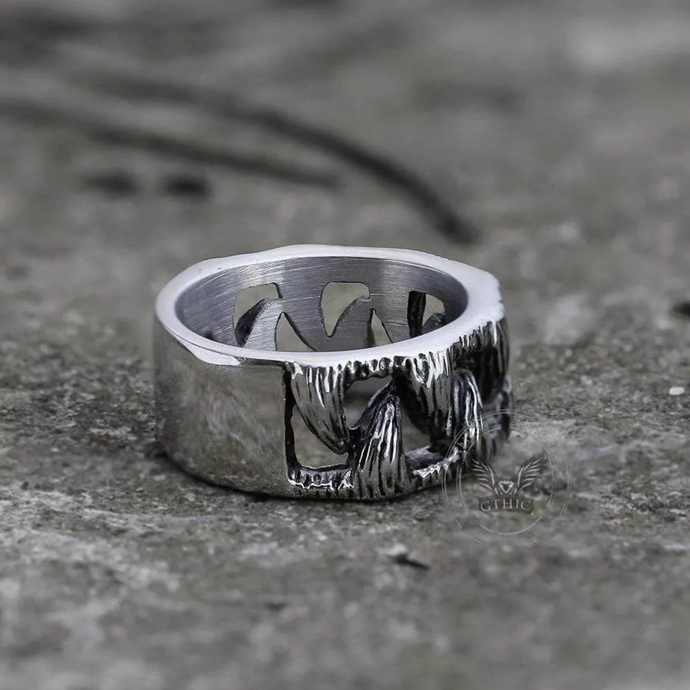 Monster Teeth Stainless Steel Beast Ring sold by GTHIC product image thumbnail 5