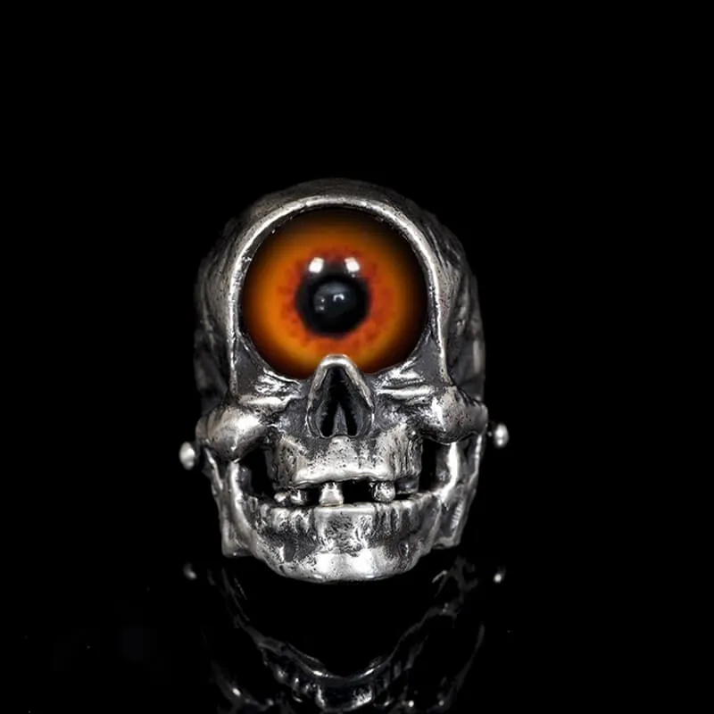 Cyclops Sterling Silver Skull Ring sold by GTHIC