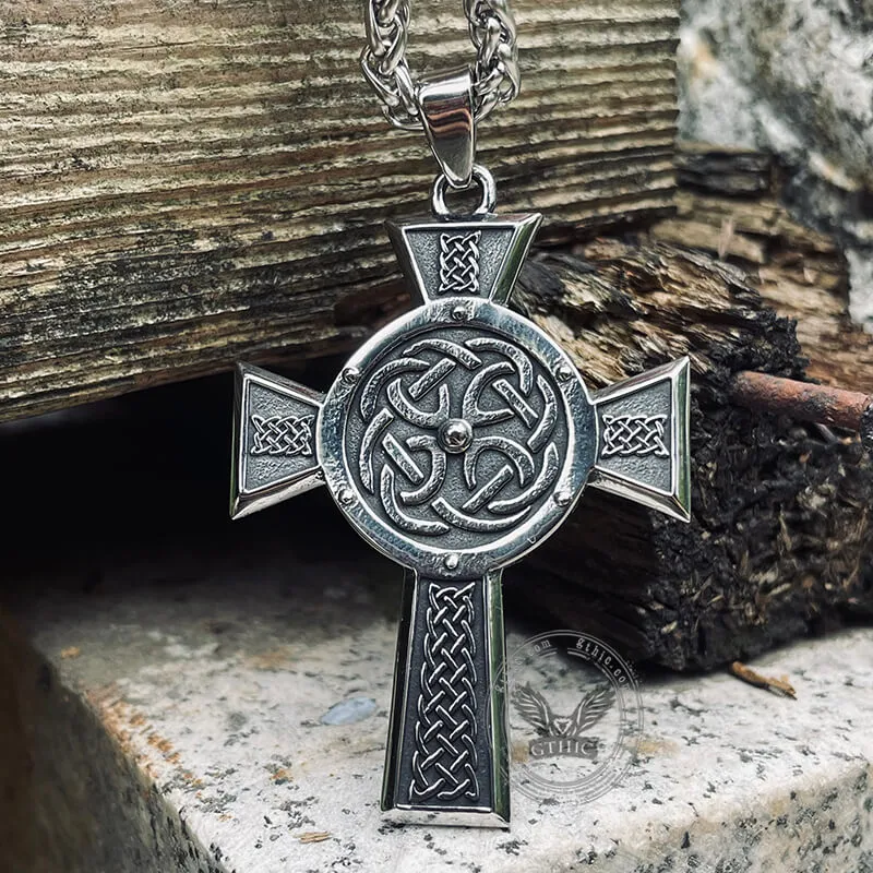 Celtic Cross Knot Stainless Steel Viking Pendant sold by GTHIC product image thumbnail 2