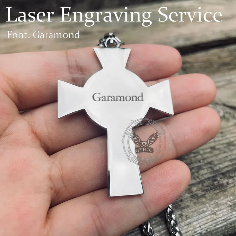 Celtic Cross Knot Stainless Steel Viking Pendant sold by GTHIC product image thumbnail 5