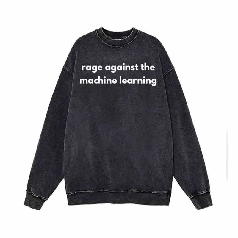 Rage Against The Machine Learning Vintage Washed Sweatshirt sold by GTHIC