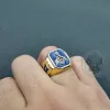 Gold Plated Freemason Stainless Steel Masonic Ring sold by GTHIC