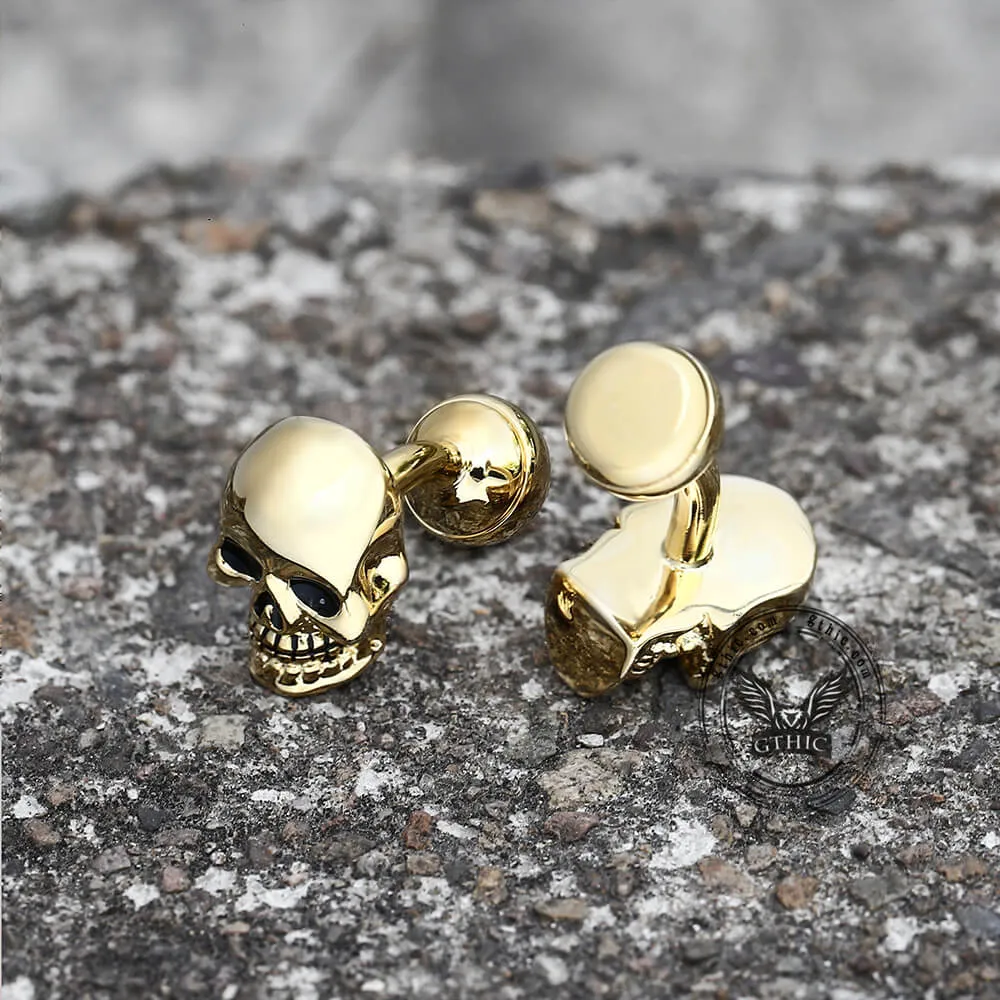 Ghost Brass Skull Cufflinks sold by GTHIC product image thumbnail 3