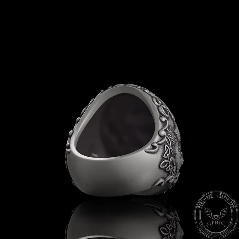 Wooden House Sterling Silver Viking Ring sold by GTHIC product image thumbnail 5