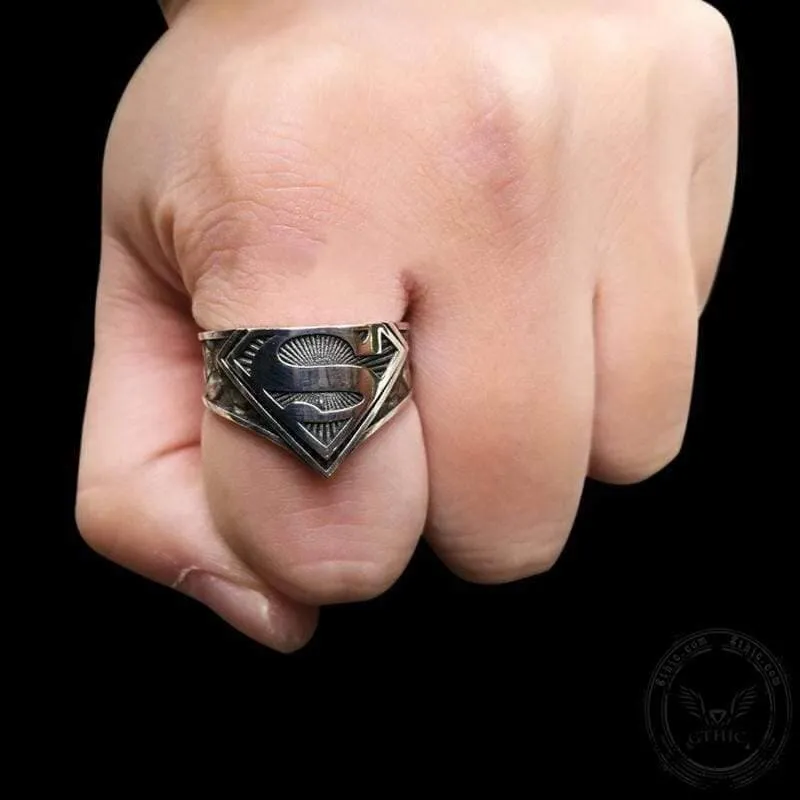 Letter "S" Sterling Silver Ring sold by GTHIC product image thumbnail 2