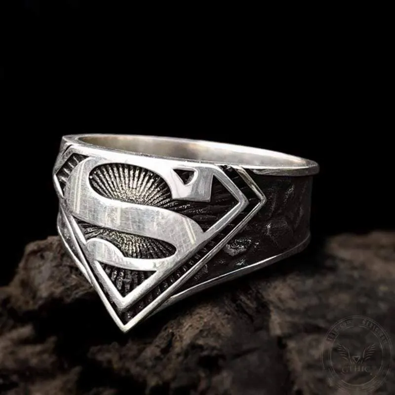 Letter "S" Sterling Silver Ring sold by GTHIC product image thumbnail 3