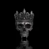 Skeleton King Crown Sterling Silver Skull Ring sold by GTHIC