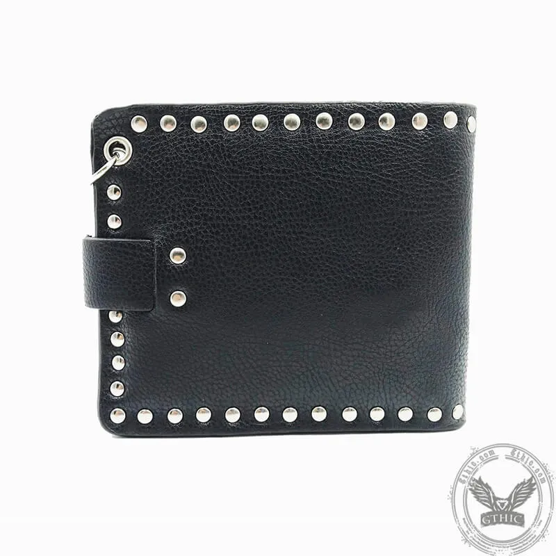 Flying Skull Cross PU Leather Wallet sold by GTHIC product image thumbnail 3