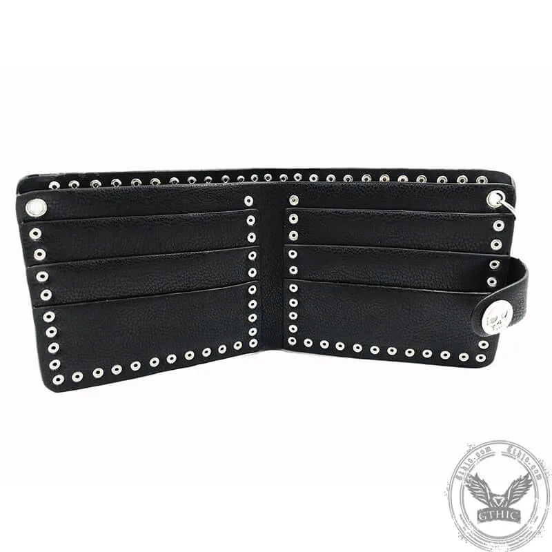 Flying Skull Cross PU Leather Wallet sold by GTHIC product image thumbnail 2