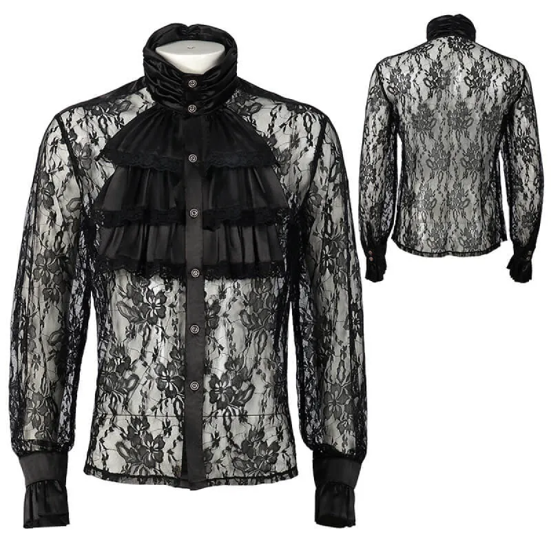 Men's Medieval Mesh Gothic Shirt sold by GTHIC