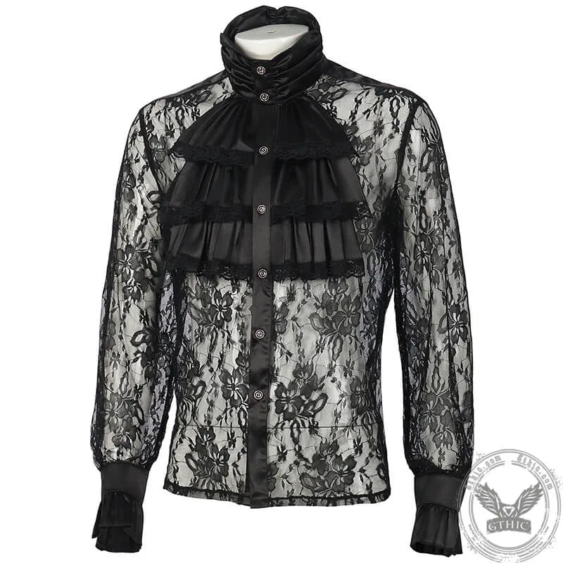 Men's Medieval Mesh Gothic Shirt sold by GTHIC product image thumbnail 4