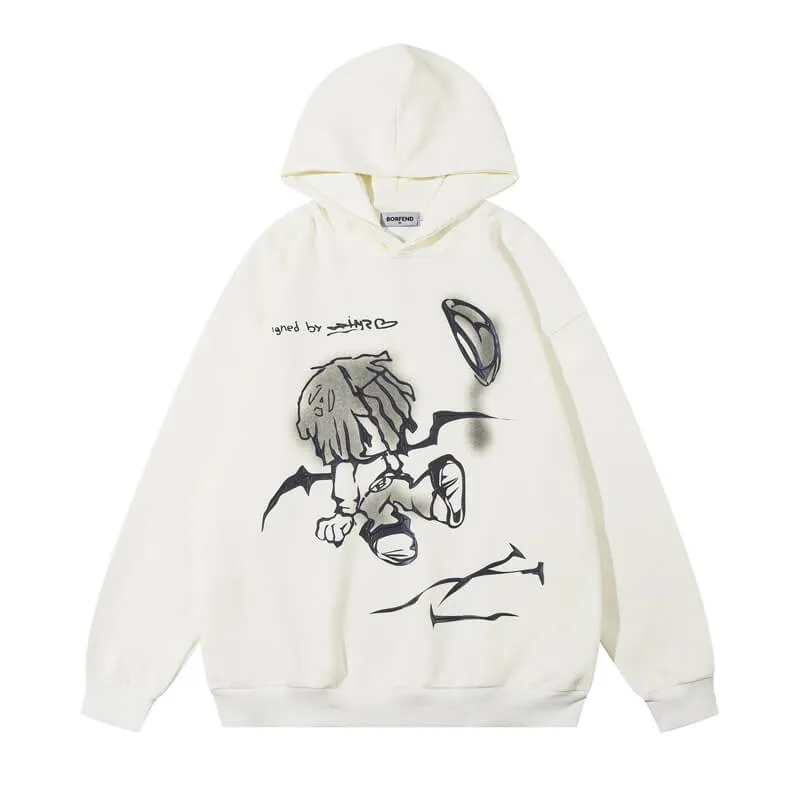 Cartoon Graffiti High Street Hoodie sold by GTHIC product image thumbnail 2
