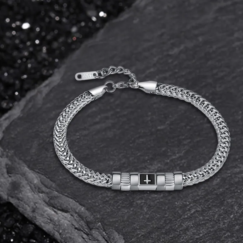 Simple Cross Keel Stainless Steel Bracelet sold by GTHIC product image thumbnail 3