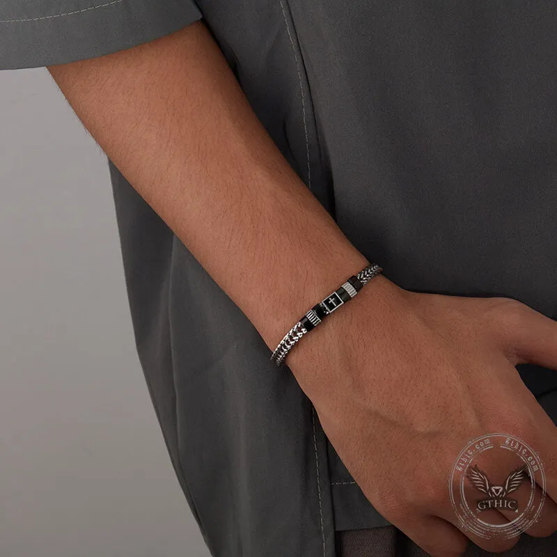 Simple Cross Keel Stainless Steel Bracelet sold by GTHIC product image thumbnail 2
