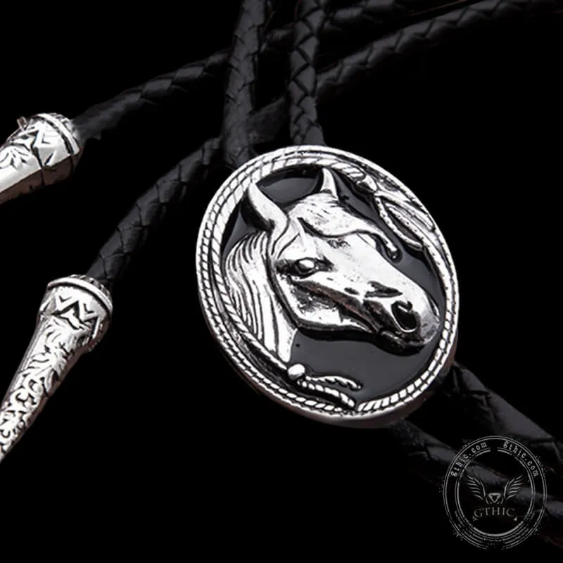 Western Horse Head Alloy Bolo Tie sold by GTHIC product image thumbnail 5