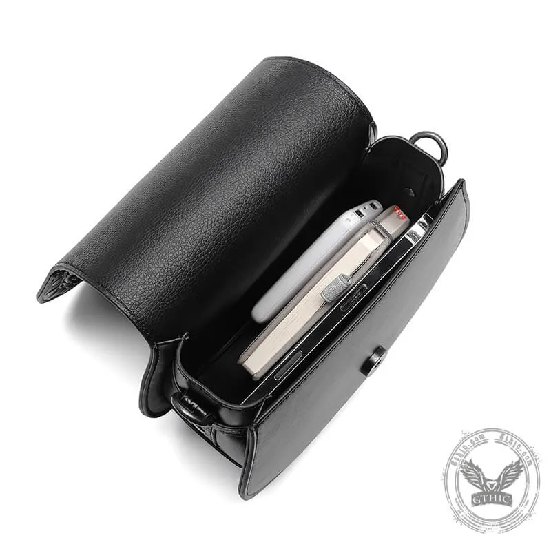 Gothic Bat Eye PU Leather Punk Crossbody Bag sold by GTHIC product image thumbnail 4