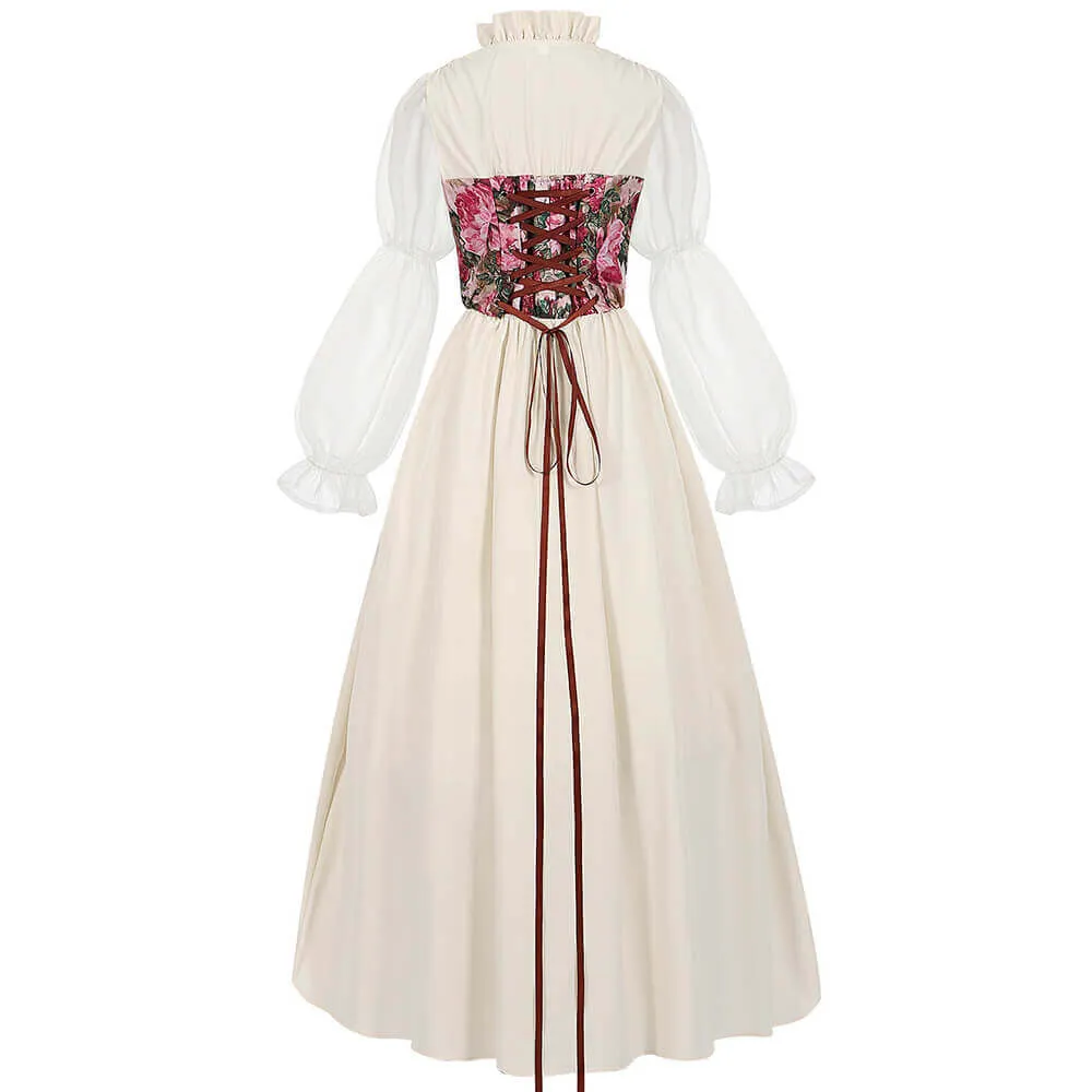 Medieval Renaissance Ruffle Collar Regency Dress sold by GTHIC product image thumbnail 5