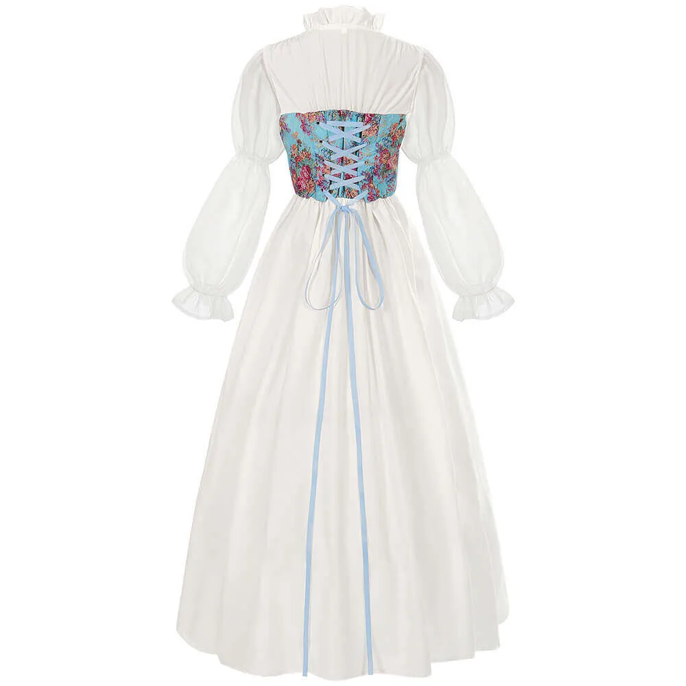 Medieval Renaissance Ruffle Collar Regency Dress sold by GTHIC product image thumbnail 3