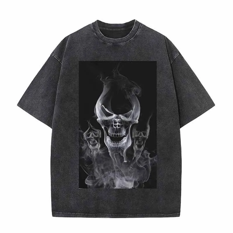 Horror Ghost Skull Gothic T-shirt sold by GTHIC