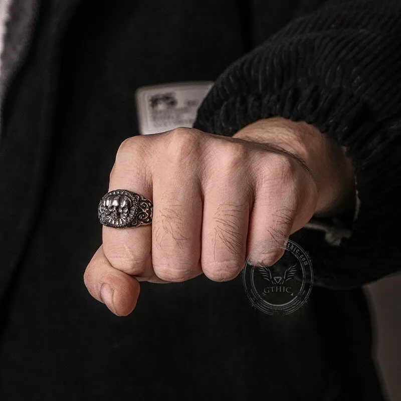 Domineering Skulls Stainless Steel Ring sold by GTHIC product image thumbnail 2