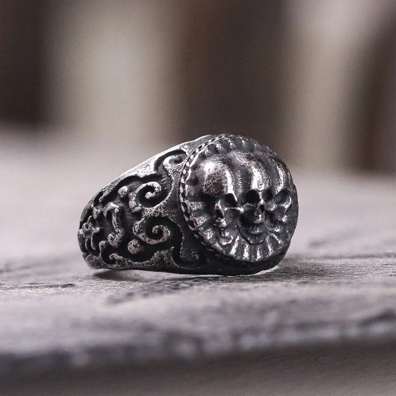 Domineering Skulls Stainless Steel Ring sold by GTHIC