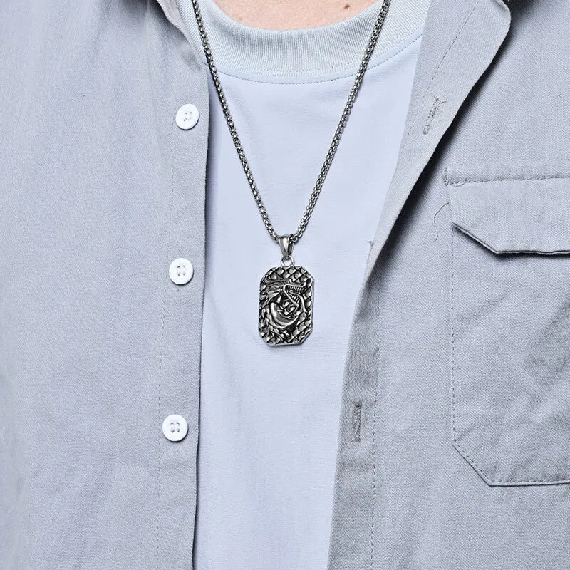 Domineering Dragon Head Stainless Steel Necklace sold by GTHIC product image thumbnail 2