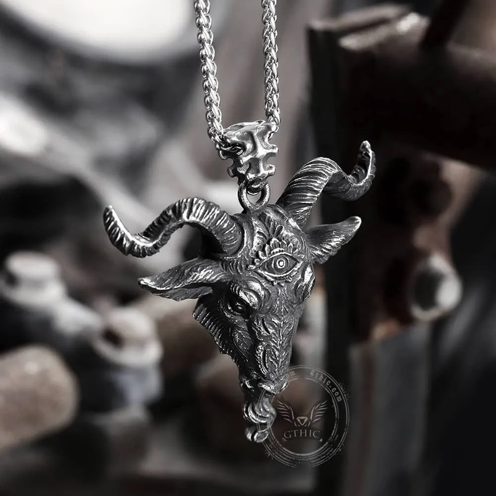 Satan Devil Goat Stainless Steel Pendant sold by GTHIC product image thumbnail 5