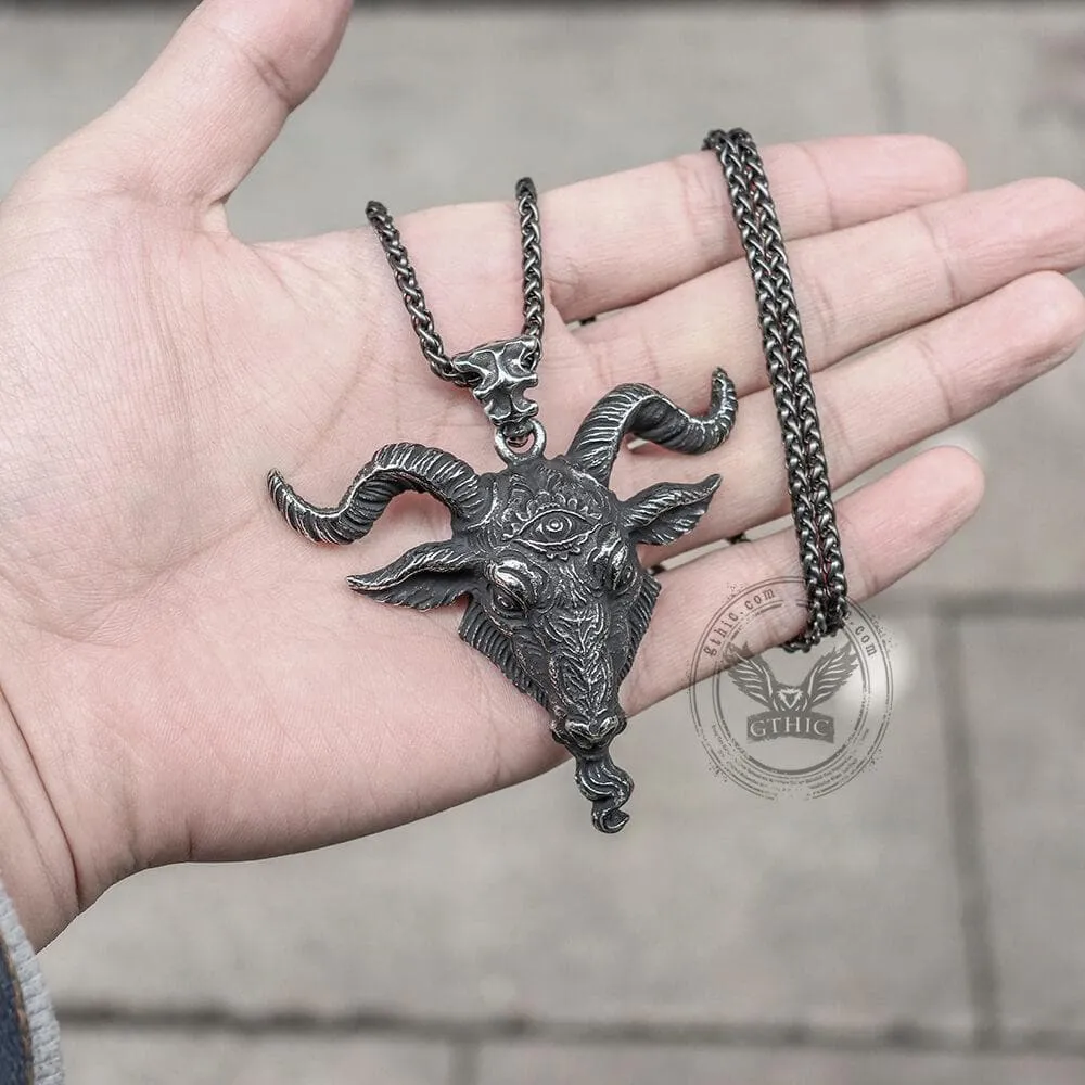 Satan Devil Goat Stainless Steel Pendant sold by GTHIC product image thumbnail 3