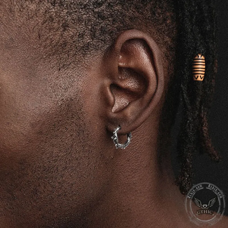 Winding Thorns Stainless Steel Earrings sold by GTHIC product image thumbnail 2