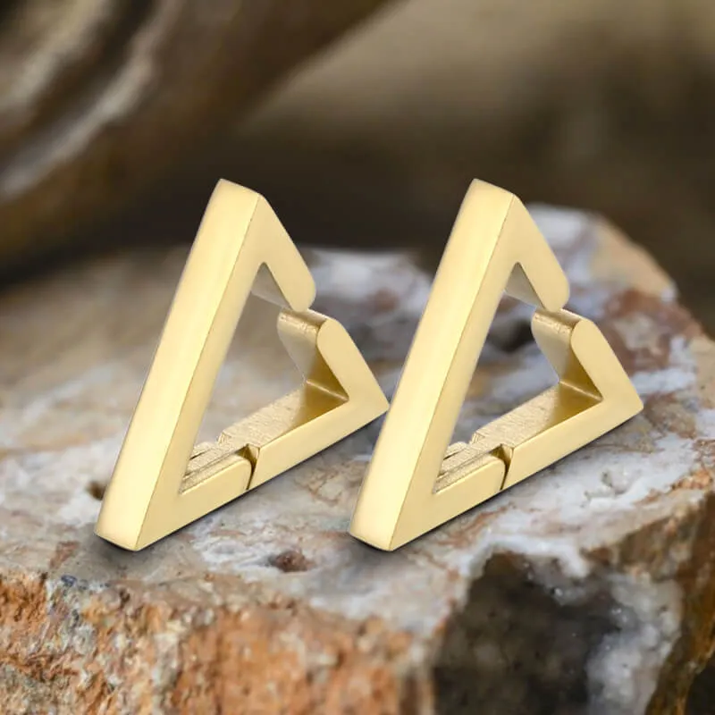 Geometric Triangle Stainless Steel Ear Cuffs sold by GTHIC product image thumbnail 4