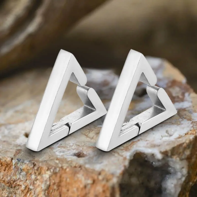 Geometric Triangle Stainless Steel Ear Cuffs sold by GTHIC product image thumbnail 3