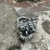 Gas Mask Sterling Silver Ring sold by GTHIC