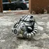 Gas Mask Sterling Silver Ring sold by GTHIC