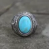 Vintage Pattern Gem Stainless Steel Ring sold by GTHIC