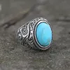 Vintage Pattern Gem Stainless Steel Ring sold by GTHIC