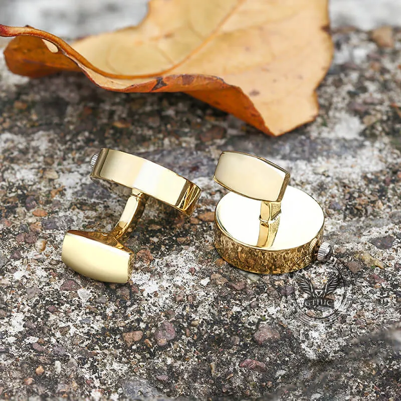 Clockwork Mechanical Watch Brass Cufflinks sold by GTHIC product image thumbnail 5