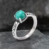 Gothic Gem-Set Stainless Steel Ring sold by GTHIC