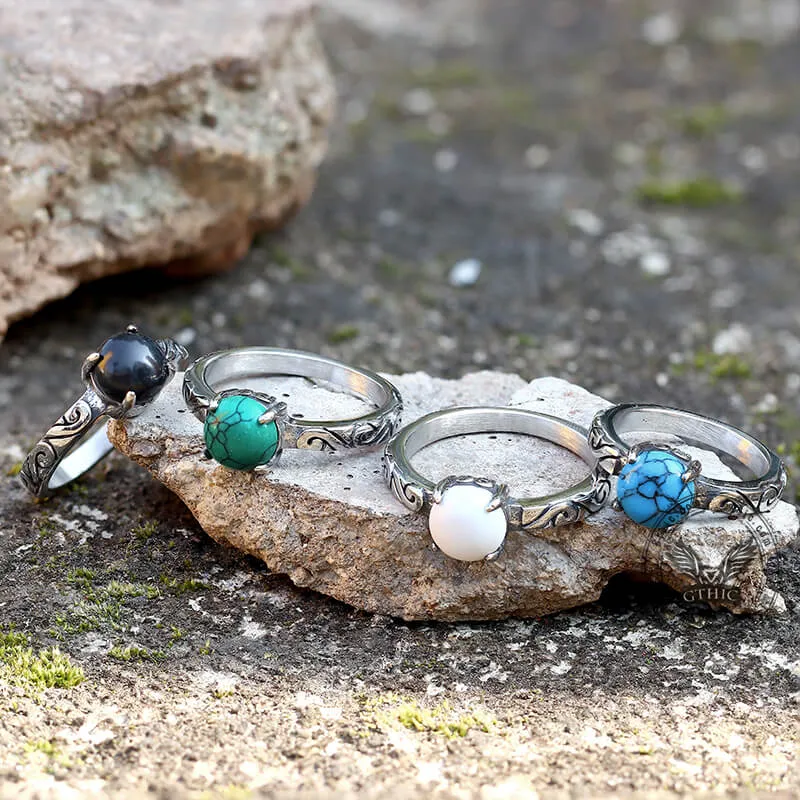 Gothic Gem-Set Stainless Steel Ring sold by GTHIC product image thumbnail 4