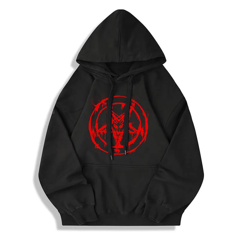 Sigil of Baphomet Cotton Pullover Hoodie sold by GTHIC product image thumbnail 2