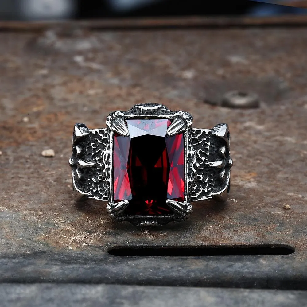 Classic Claw Stainless Steel CZ Ring sold by GTHIC product image thumbnail 3